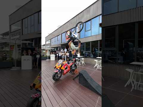 Backflip over MotoGP Bike 🏁🔥