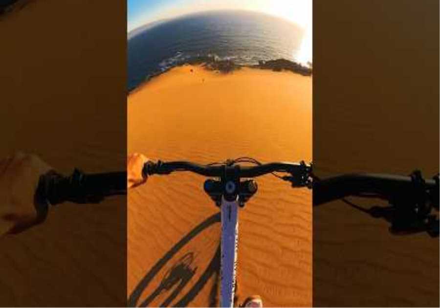 Riding Huge Dunes! with Bicycle 🚴🏼 🔥⚔️
