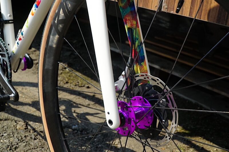 Mosaic Cycles fork detail