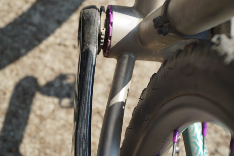 Moots Cycles Routt CRDD bottom bracket clearance