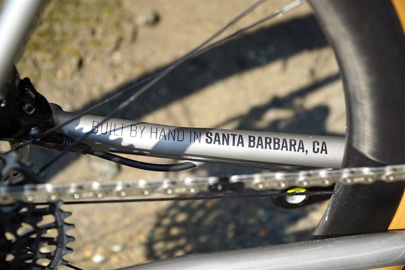 Stinner Refugio Gravel Bike made in cali