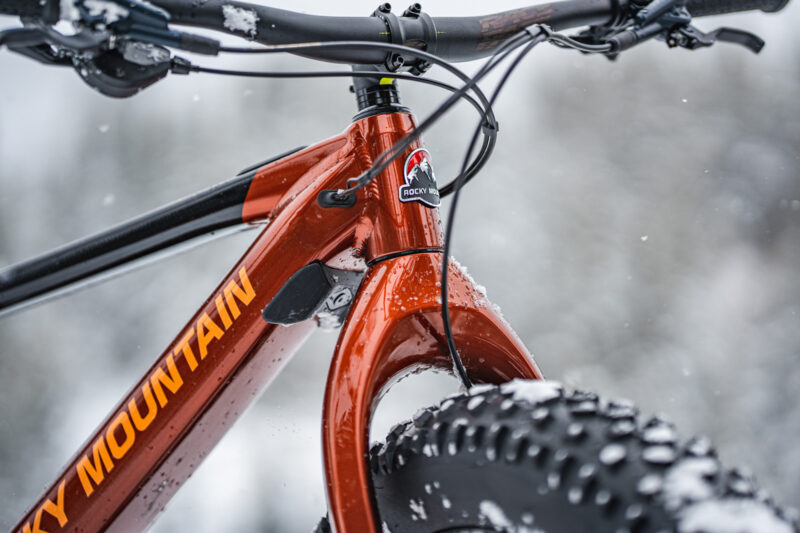 rmb blizzard powerplay fat bike carbon fork tire clearance with 27.5" x 4.5" tires