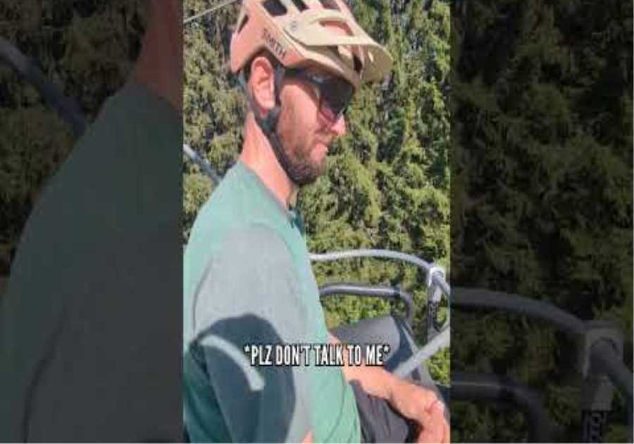 POV: That Awkward Moment When The Chairlift Stops! 😳