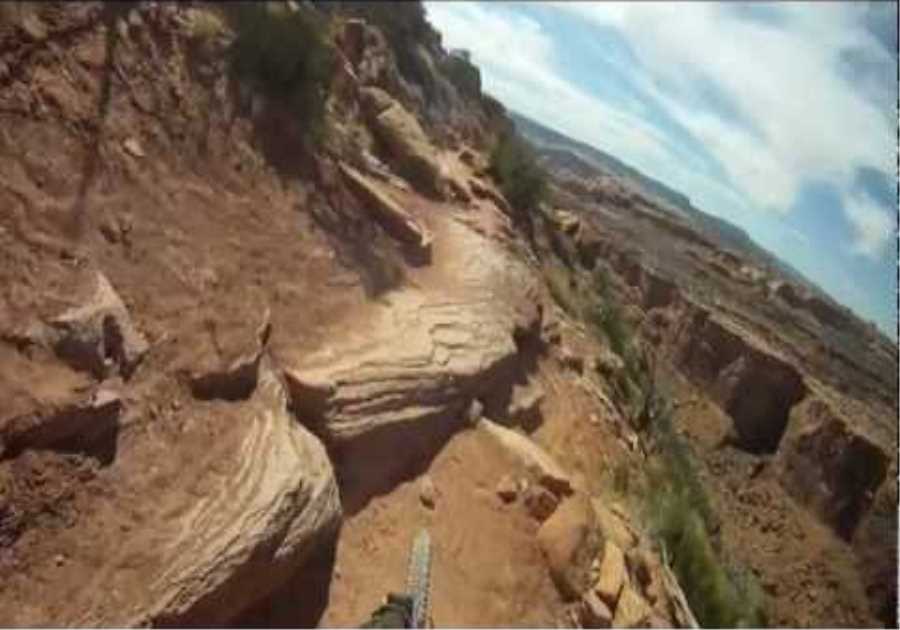 Porcupine Rim on a Recumbent Mountain Bike.