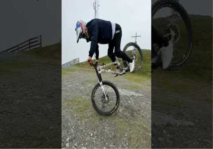 Downhill flat trick