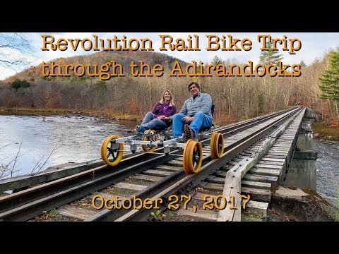 Revolution Rail Scenic Bike Tour in the Adirondack Mountains