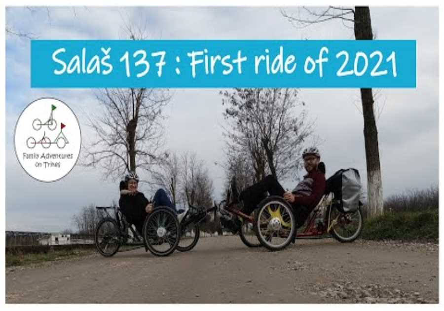 First Ride of 2021: Salaš 137 | RECUMBENT TRIKE vlog | Steintrikes Wild One