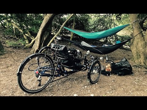 A trike and hammock micro adventure near London