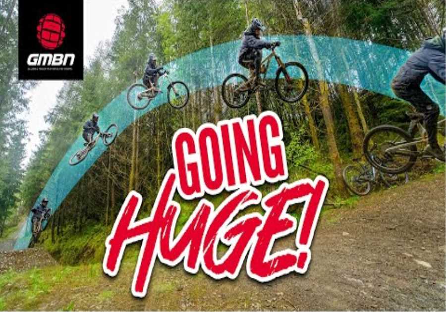 These Jumps Are MASSIVE! | Riding Pro Lines At Dyfi Bike Park