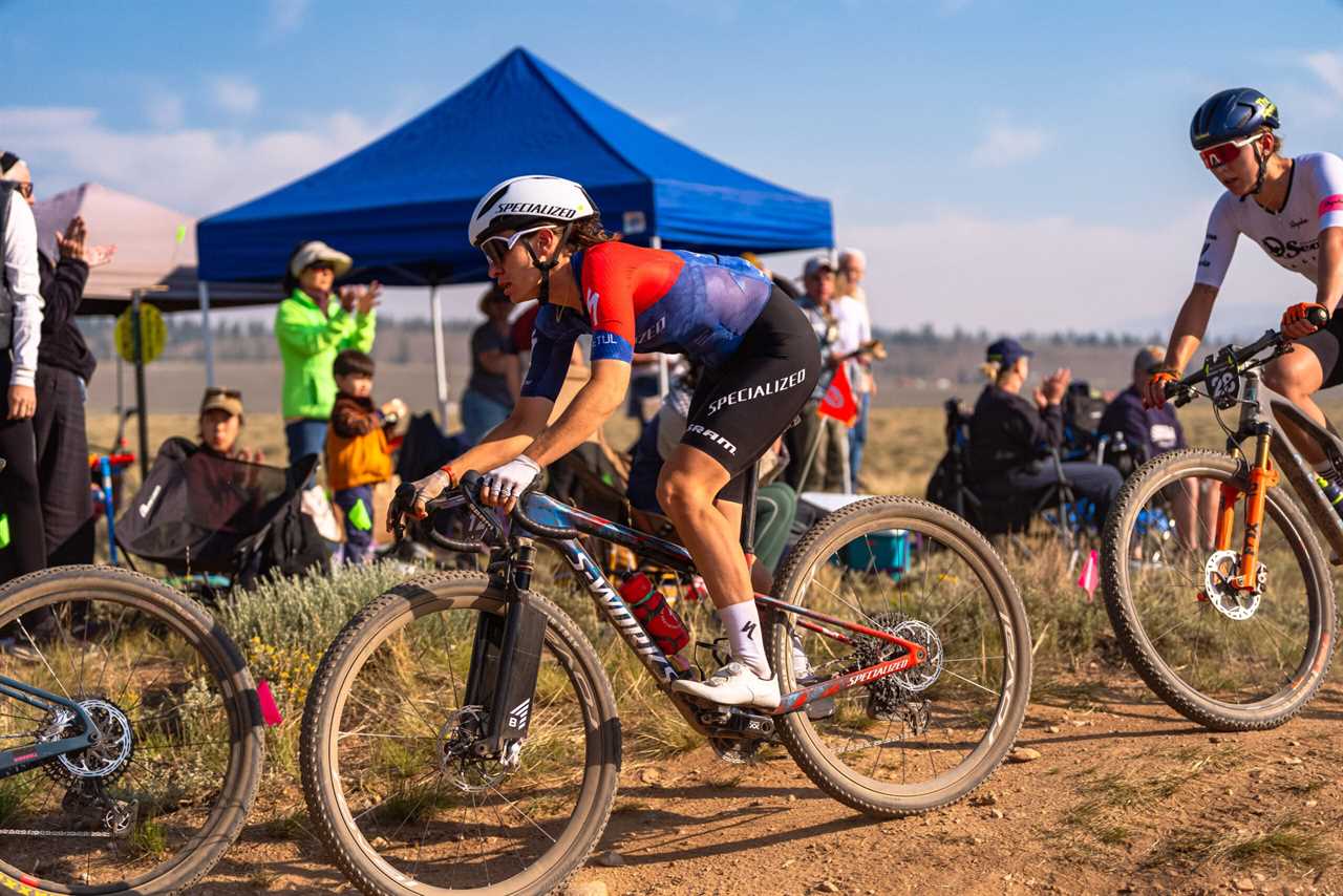 Aero Mountain Bikes? Prototype Rockshox Fork with Aero Fairings Spotted at Leadville