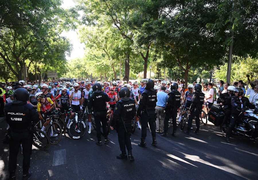 Vuelta a España Stage 21: Final stage is Abandoned after Protesters Block Madrid Finishing Circuit